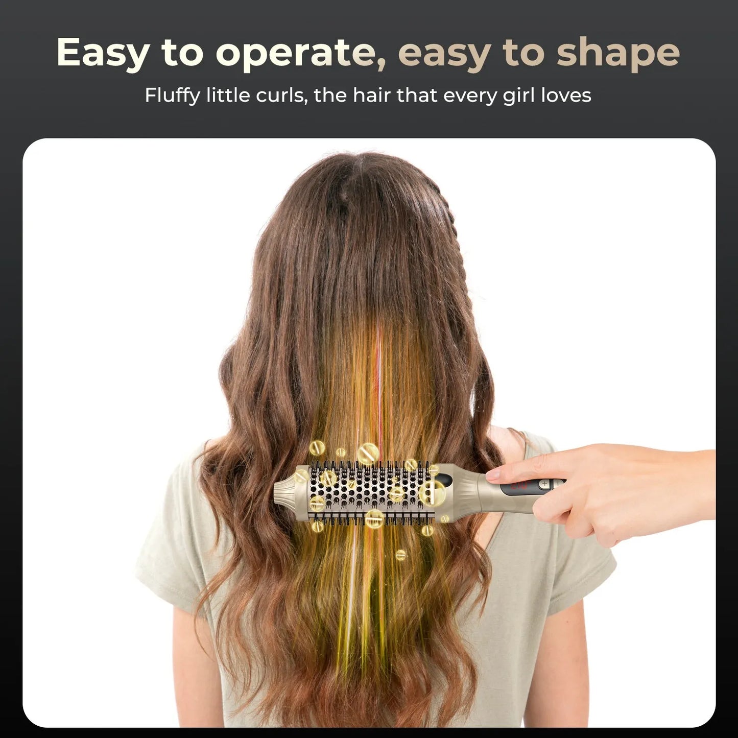 AuraWave™ Gold Thermal Brush
