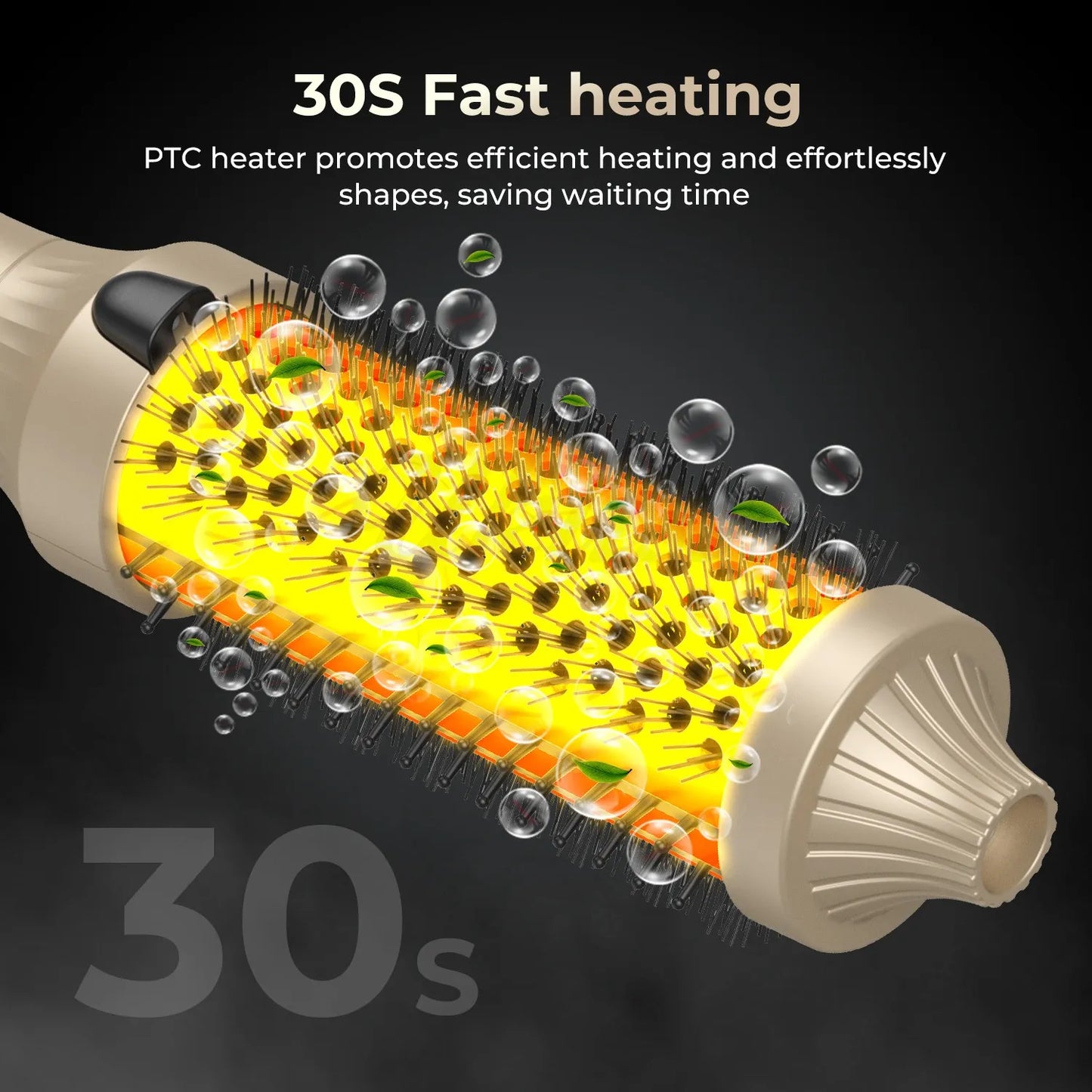 AuraWave™ Gold Thermal Brush