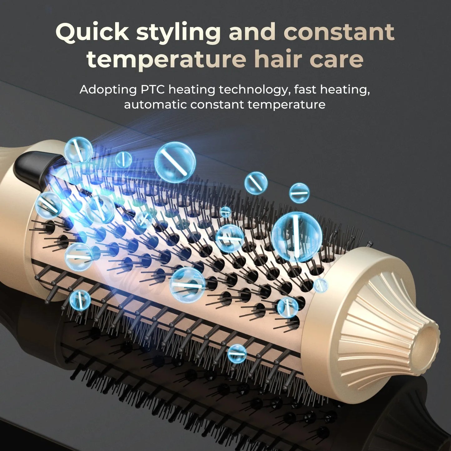 AuraWave™ Gold Thermal Brush